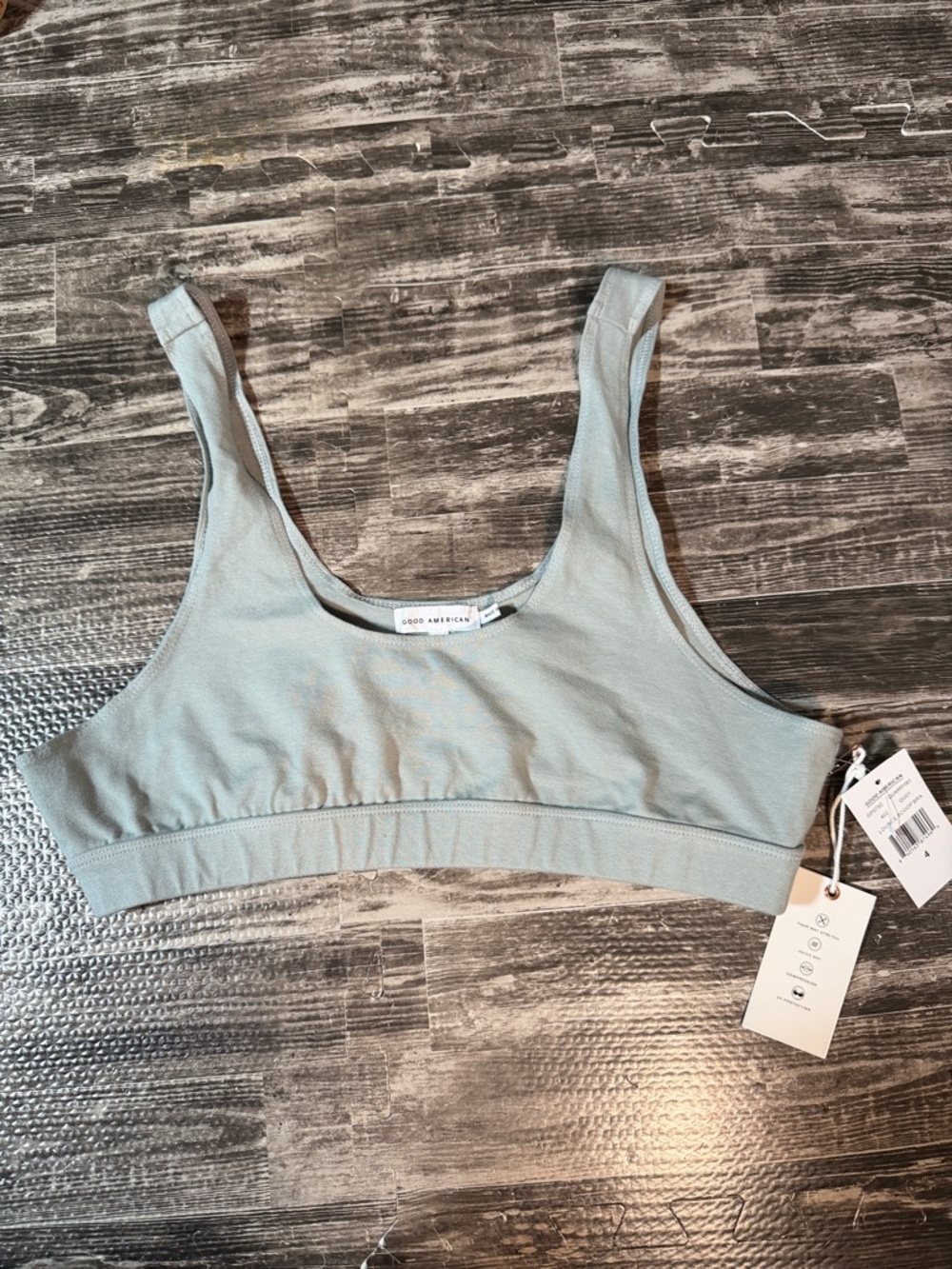 Good American Lounge Scoop Bra NWT